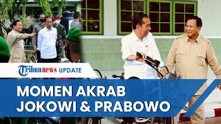 Momen Akrab Jokowi dan Prabowo saat Kunjungan Kerja di Maluku, Bagikan Bansos hingga Motor ke Kodim