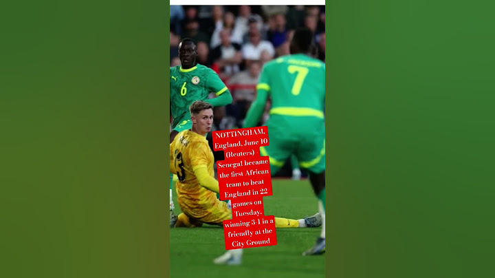 ⚽ England 1–3 Senegal  Historic Upset in Nottingham. #shakeittothemax #shorts #trending #viralshort