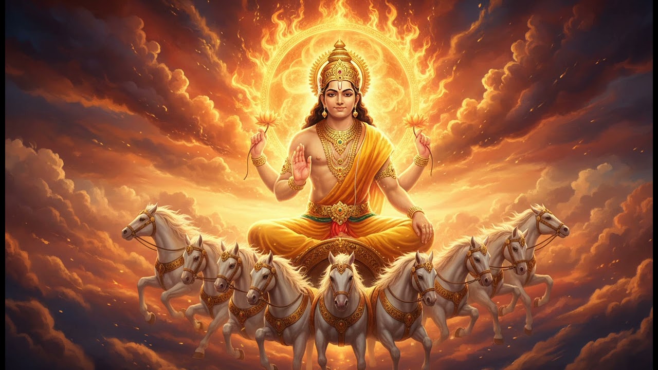 சூரியதேவா காலத்தைக் கட்டுப்படுத்தும் நவகிரக நாயகன் #suryadev #sundayshorts #dailyprayer #status