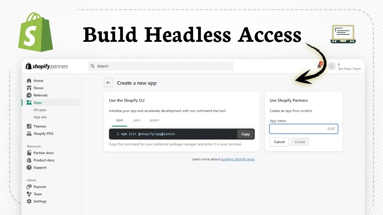 How to create Shopify Storefront API access token (2026 Update) - YouTube