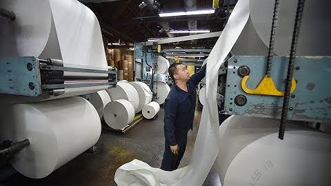 This is how 107,700 copies of the Courier newspaper get printed every week