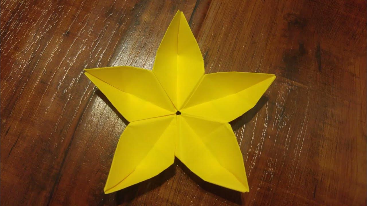 Beautiful Flower How to make a Paper Flower (Fast and Easy) YouTube
