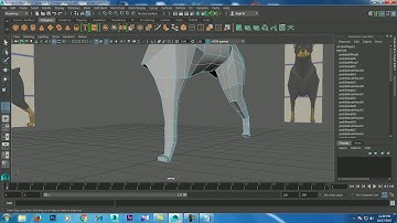 Tutorial on Modeling a dog in Autodesk Maya ( Part 2)