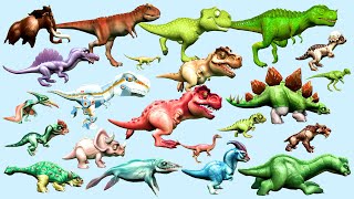 21 DINOSAUR GAMES: 3 T-REX, GIGANOTOSAURUS, SPINOSAURUS, CARNOTAURUS, TRICERATOPS & V.V. DKG 230317 screenshot 5