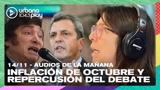Milei denunció a los "tosedores" de Massa en el debate: Audios de la mañana de #DeAcáEnMás
