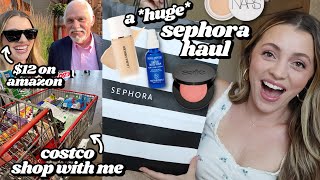 Sephora Makeup Haul, Costco, &quot;Lip Gloss&quot; nail trend, Meet my parents!