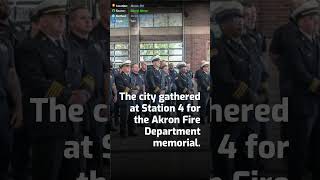 Akron honors firefighters at memorial service