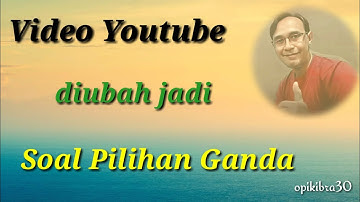 Video Youtube Otomatis jadi Soal Pilihan Ganda? Ini caranya! #quizizz #soalpilihanganda #ai