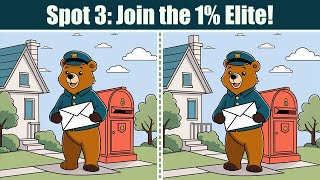 Spot The Difference : Spot 3  Join the 1% Elite! | Find The Difference #219