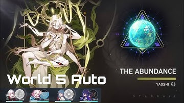 Honkai Star Rail World 5 Kafka Auto Clear  Path Of The Abundance
