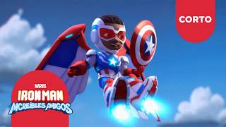 El Mejor Día de Playa | Iron Man y sus Increíbles Amigos | Corto