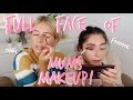 FULL FACE OF OUR MUMS MAKEUP! LOL | Sophia and Cinzia