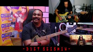 Video thumbnail of "Guitar Duet @Apakchannel....Seishin....suka suka je...try duet ngan apak"