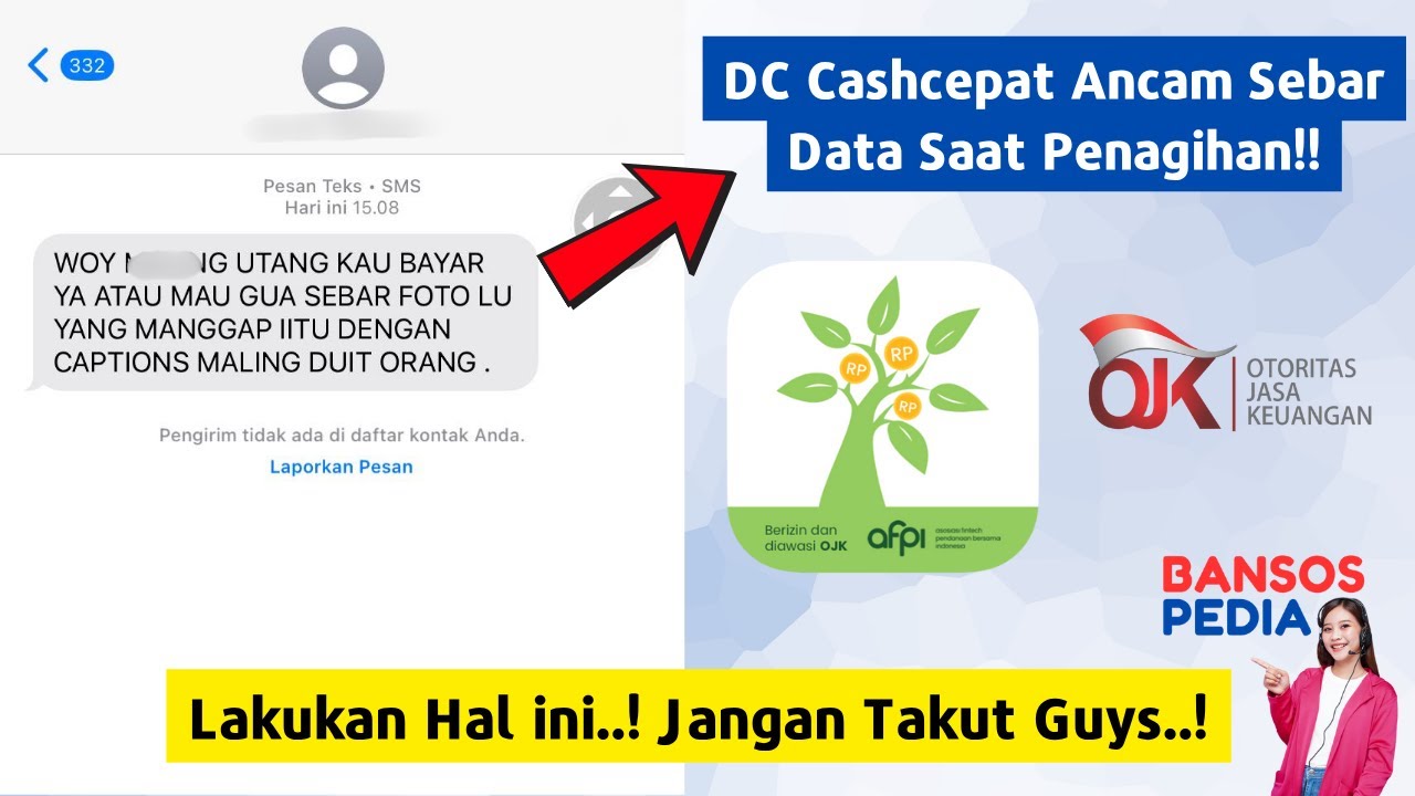 Lakukan Hal Ini Kalau DC Cash Cepat Ancam Sebar Data Kamu!