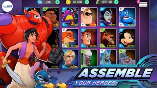 UPDATE!! All Characters Disney Heroes Battle Mode screenshot 5