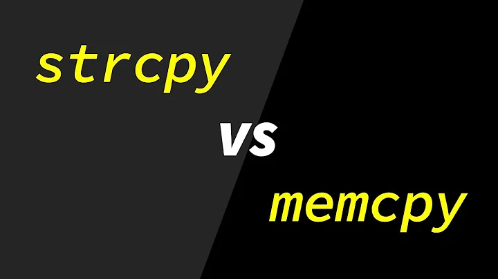 Keeping strcpy and memcpy straight when copying memory.