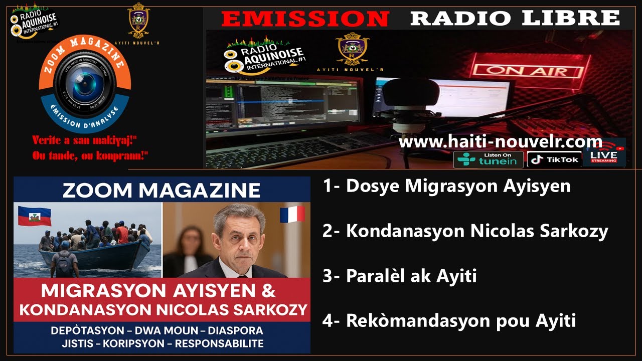 ZOOM MAGAZINE DEBAT ANALYSE (IMMIGRATION - CONDAMNATION NICOLAS SARKOZY
