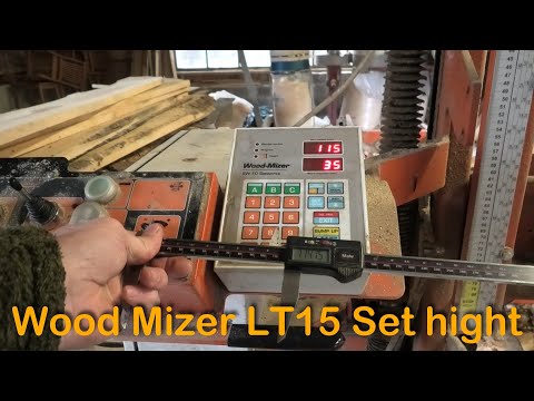 Wood Mizer LT15 (Setting The  bed height)
