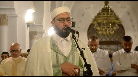مقطع من صلاة التراويح بمسجد الكتبية لفضيلة القارئ وديع شكير