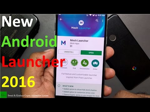 new android launchers 2016 - Mesh Launcher Review (Pixel Launcher for Non Pixel Phones)
