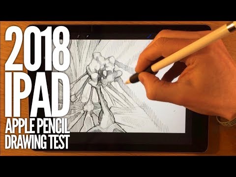 2018 iPad - Apple Pencil drawing test and artists opinion