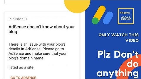 How to solve Adsense doesn