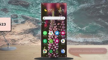 Samsung Galaxy S23 Ultra : How to access live transcribe by using Side key and Volume up key