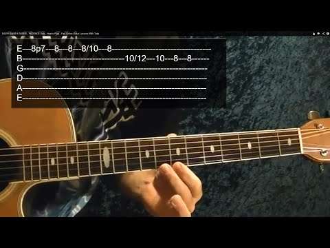 LED ZEPPELIN - Over the Hills and Far Away - Intro - Guitar Lesson
