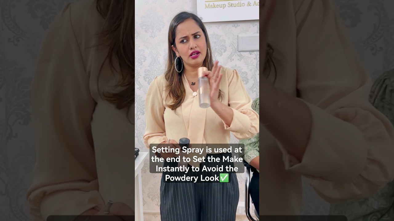 Fixing Spray - Mac prep & prime Setting Spray - Charlotte Tilbury Airbrush Setting Spray #shorts