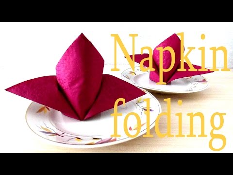 3 Simple Ways to Fold a Napkin, Napkin Folding Ideas