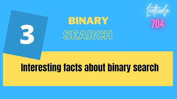 Leetcode 704 | 3 Interesting facts | Binary Search Hindi