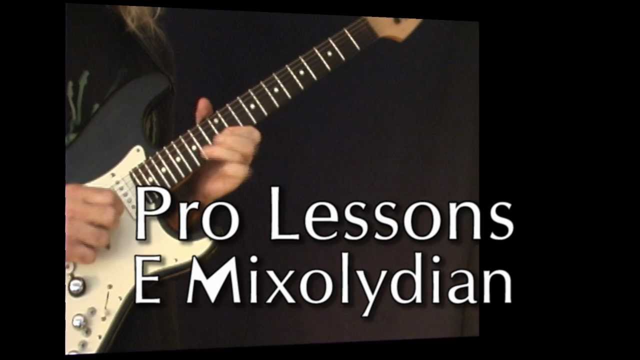 Mixolydian Guitar Licks - YouTube