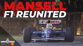 Nigel Mansell reunited with F1 title Williams at Goodwood | Festival of Speed