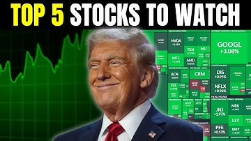 ⏰TOP 5 STOCKS TO WATCH BEFORE MARKETS OPEN...