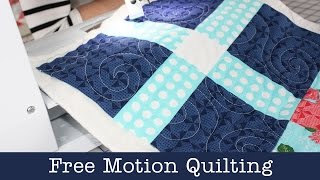 How to Free Motion Quilt on Home Machine - Lella Boutique - Fat Quarter Shop How to Free Motion Quilt on Home Machine - Lella Boutique - Fat Quarter Shop