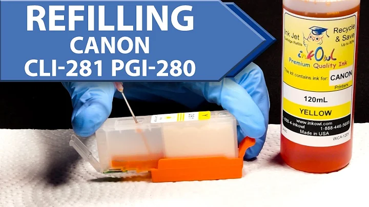 How to Use Refillable Cartridges for CANON PGI-280 and CLI-281