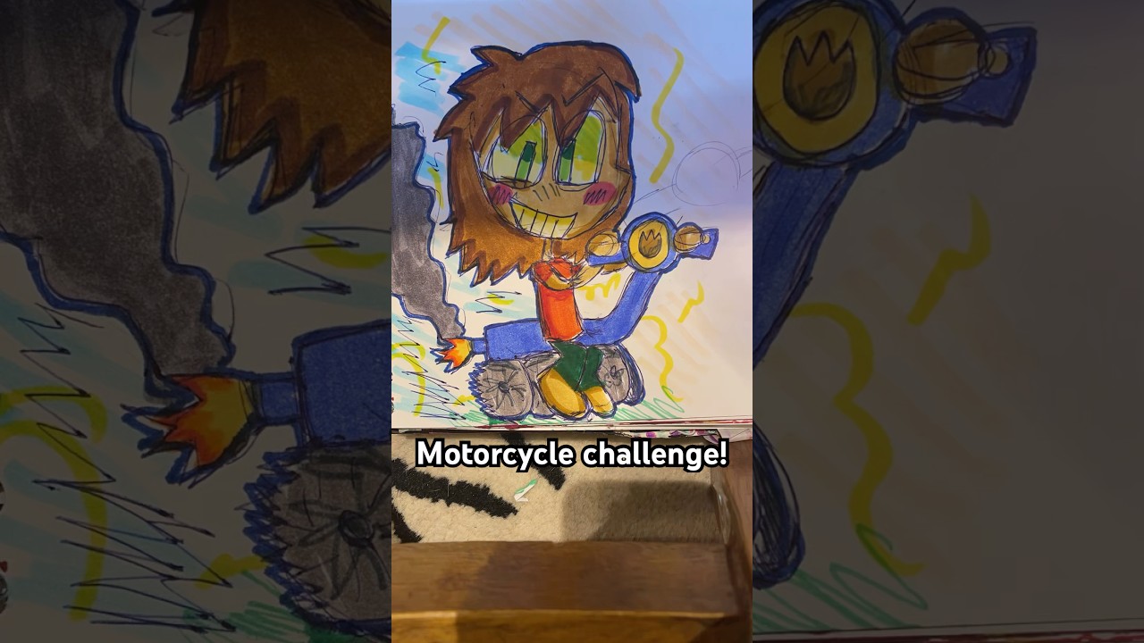 Motorcycle challenge ! Tried to step out of my comfort zone 