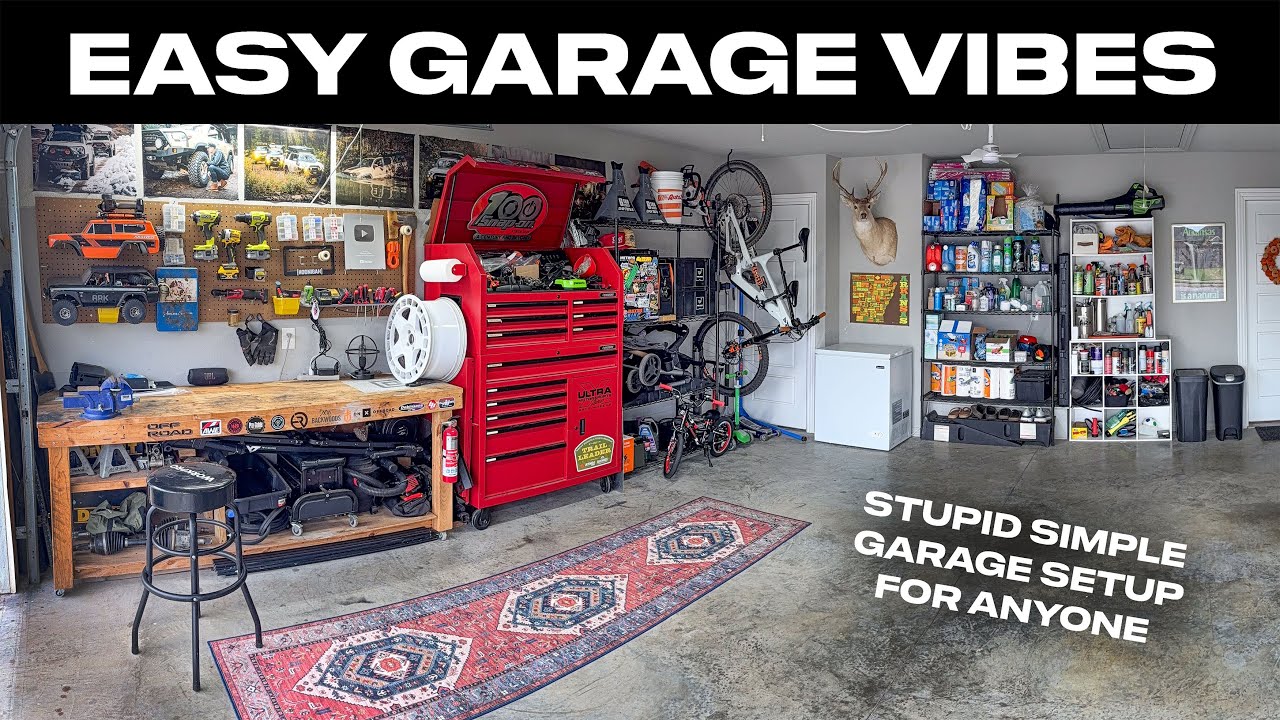 Мой простой гаражный комплекс — чистая и организованная мастерская