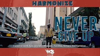 Harmonize -  Never Give Up (Official Music Video)