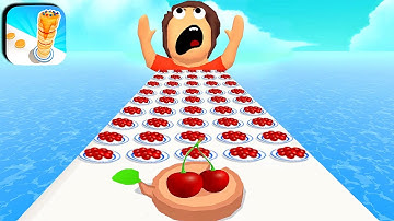 Pancake Run 🍰😍🧁😋 Game All Levels Gameplay iOS,Android Walkthrough Mobile New Max Level 51