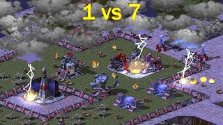 RED ALERT 2 | 1 VS 7 ZOR RAKİP ! KOLAY TAKTİK !! #redalert #commandandconquer #gameplay #games #fyp