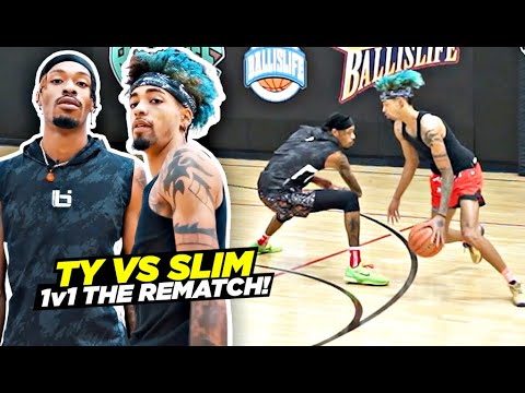 Slim Reaper vs Ty Glover 1v1 The REMATCH!! Clash of The TITANS!