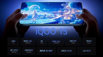 New Phones 2025 - iQOO 15 (2K) OLED Display - FIRST LOOK Trailer and Introduction!🚀