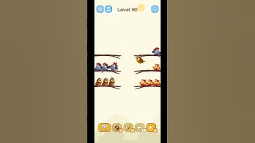 bird sort colors multilevel • IOS Android gameplay