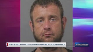 State Police K9 helps arrest man with 7 active warrants in Corning