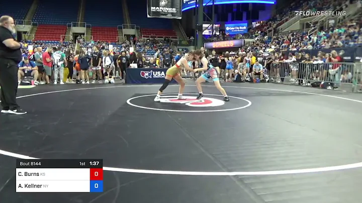 106 Lbs Round Of 32 - Connie Burns, Kansas Vs Aisl...
