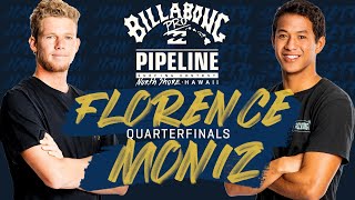 John John Florence vs Seth Moniz Billabong Pro Pipeline  Quarterfinals Heat Replay
