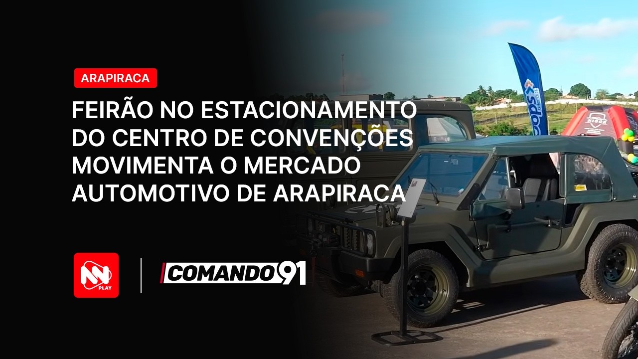 Feirão no estacionamento do centro de convenções,movimenta o mercado automotivo em Arapiraca
