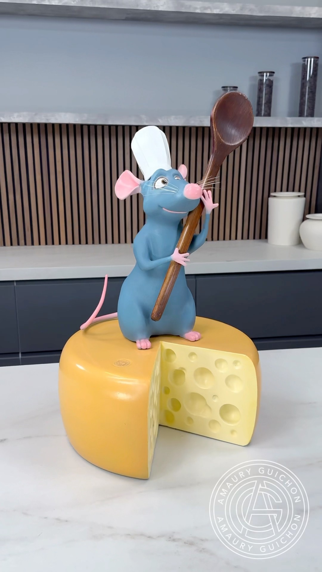 Chocolate Ratatouille! ?Welcoming my new helper in the kitchen! #amauryguichon #chocolate