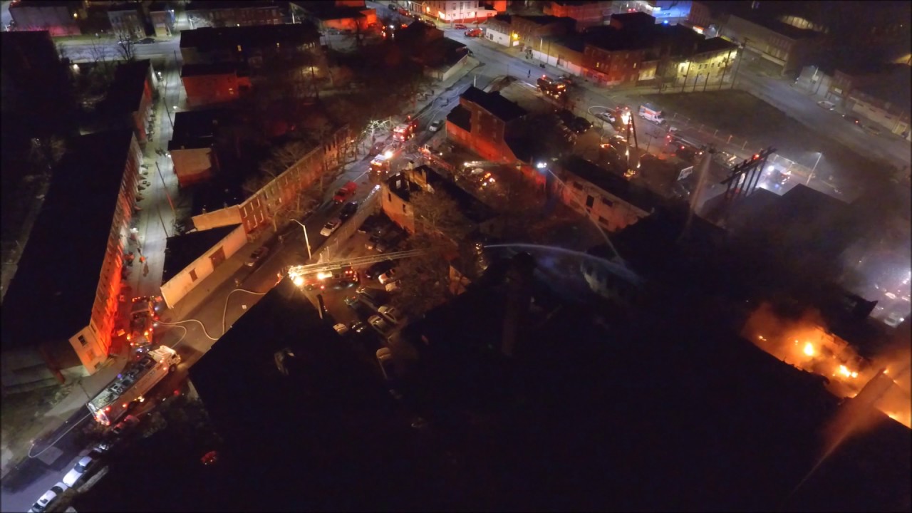 Fire! 150 S. Calverton Road, Baltimore, Md YouTube